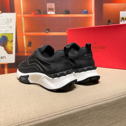 Valentino Men's Luxury Sneakers Fashion Mesh Design Casual Athletic Shoes