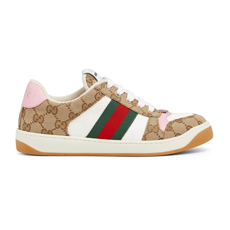 Gucci Unisex Sneakers With GG Print And Colorful Accents