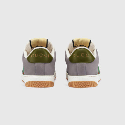 Gucci Unisex Sneakers Featuring Web Stripes And GG Monogram Detail