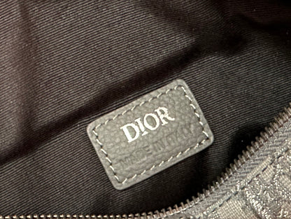 Stylish Dior Saddle Bag With Signature Monogram And Adjustable Strap 93305