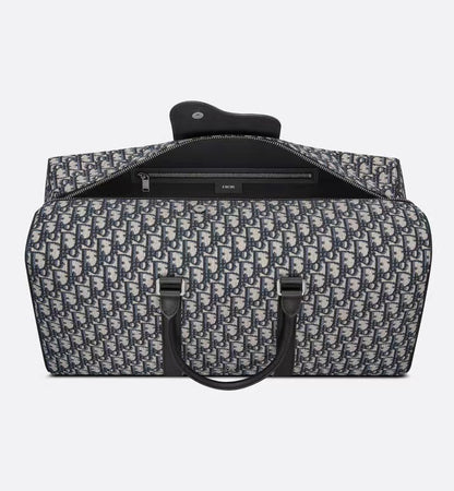 Luxury Dior Travel Duffel Bag With Signature Monogram And Functional Strap 1ADDU115YKY_H27E