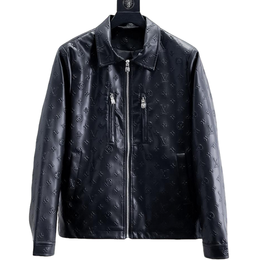 Louis Vuitton Monogram Leather Jacket for Men
