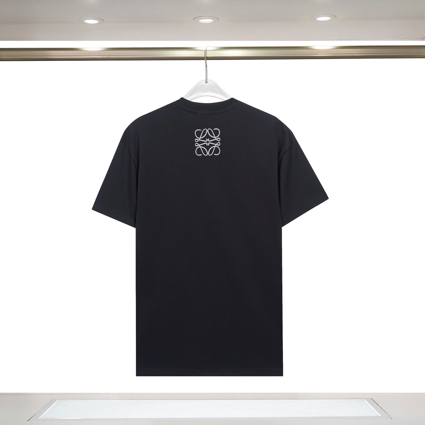 LOEWE Black/White Tee With Colorful 3D Lettering For Trendy High - Fashion Outfits