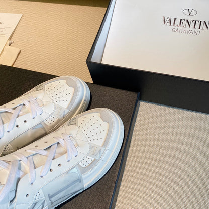 Valentino Men's Luxury Sneakers Fashion Mesh Design Casual Athletic Shoes