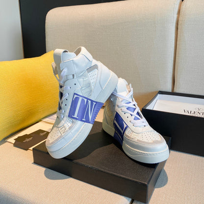Valentino Men's Luxury Sneakers Fashion Mesh Design Casual Athletic Shoes