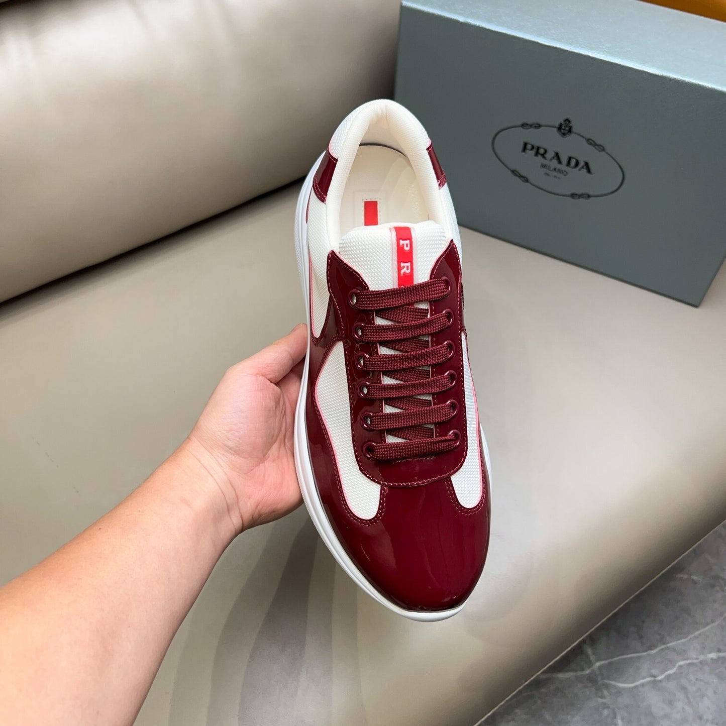 Prada Unisex Sneakers Luxury Fashion Sneakers
