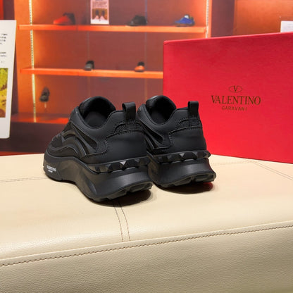 Valentino Men's Luxury Sneakers Fashion Mesh Design Casual Athletic Shoes