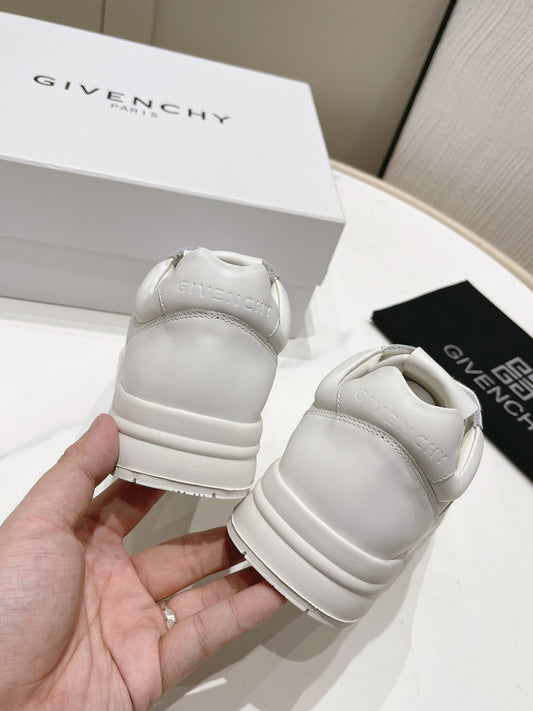 Givenchy Unisex All - White Sneakers For Timeless Luxury Casual Style