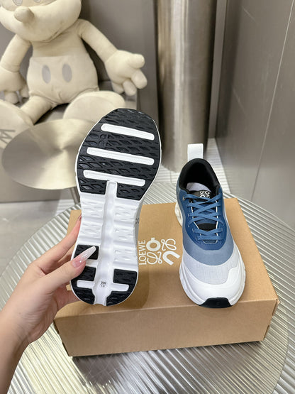Loewe x On Running Cloudstratus Blue And White Performance Sneakers