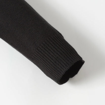 Balenciaga Black Crew Neck Sweater With Pink BB Logo