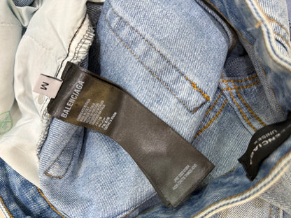 Balenciaga Unisex Jeans With Lightning Bolt Prints And Gradient Design