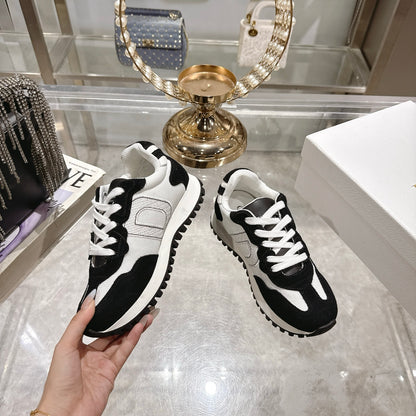 Dior Women's Black And White Sneakers For Chic Casual Looks