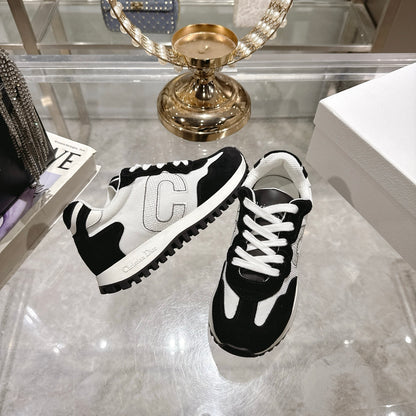 Dior Women's Black And White Sneakers For Chic Casual Looks