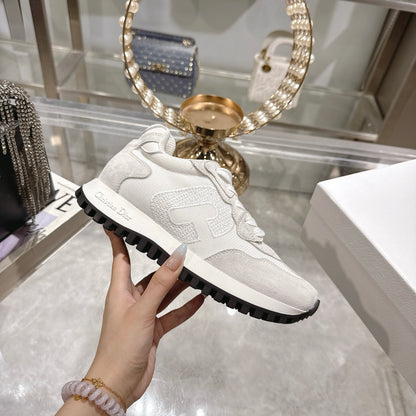 Dior Women's White Sneakers For Elegant Casual Fashion