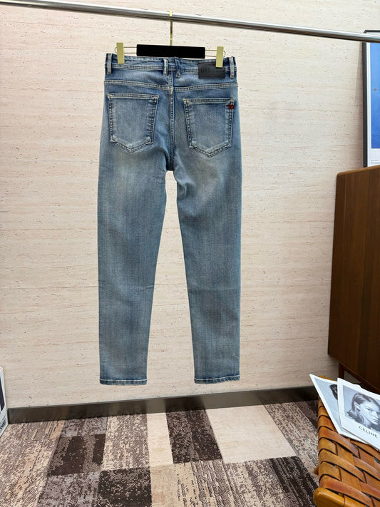 Diesel Men's Slim Fit Light Wash Denim Jeans for Casual and Stylish Outfits