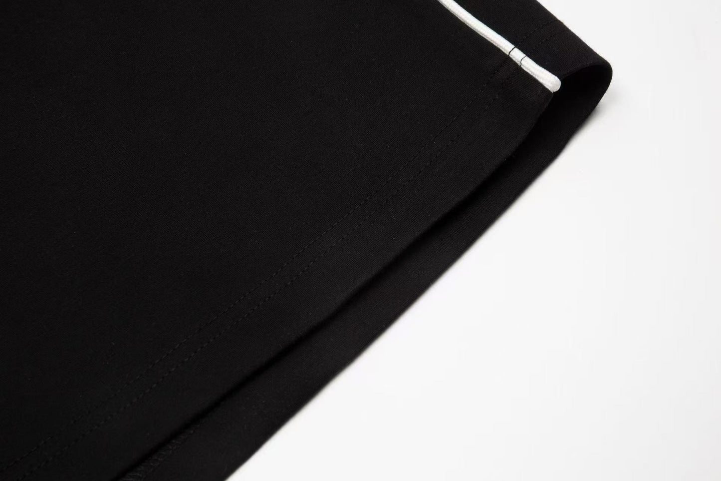 Chrome Hearts Inspired Black Drawstring Shorts With Vibrant Logo